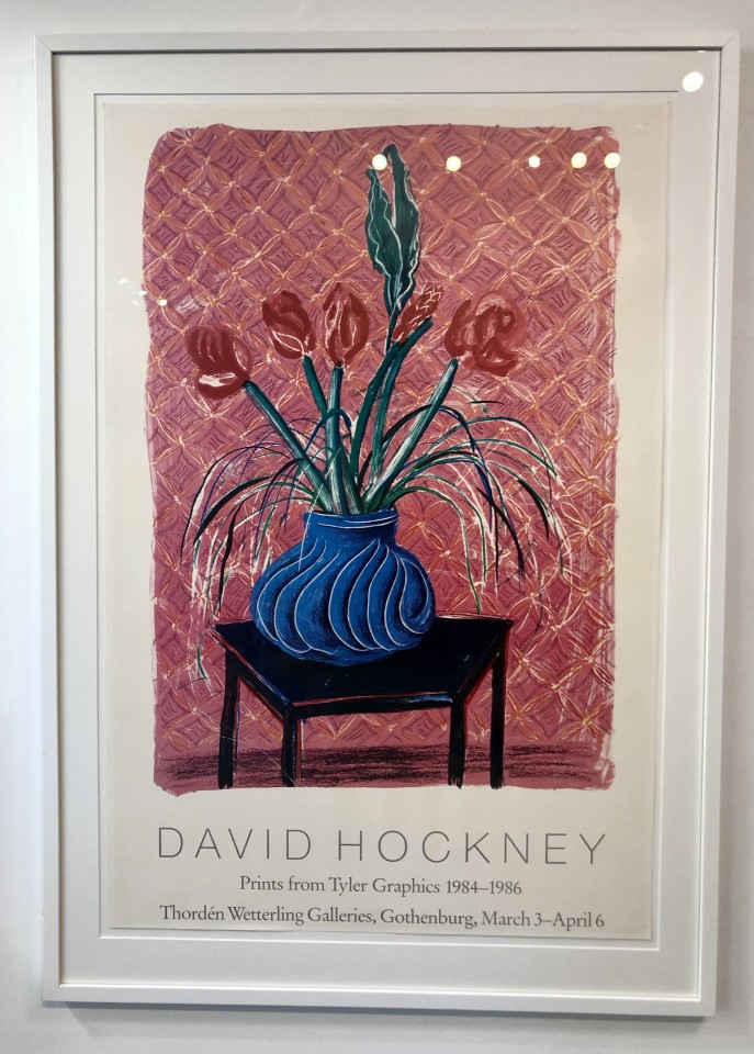 David Hockney, David Hockney 'Amaryllis in Vase', 1986