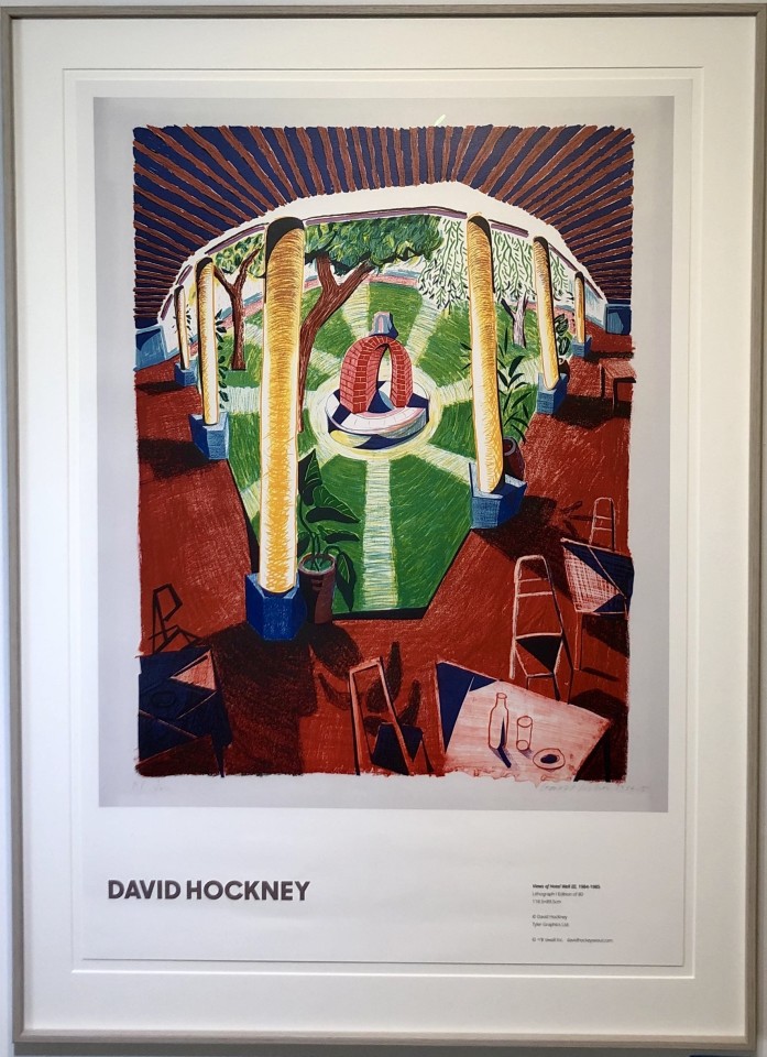 David Hockney, Views of Hotel Well III, 1984-1985, 2019