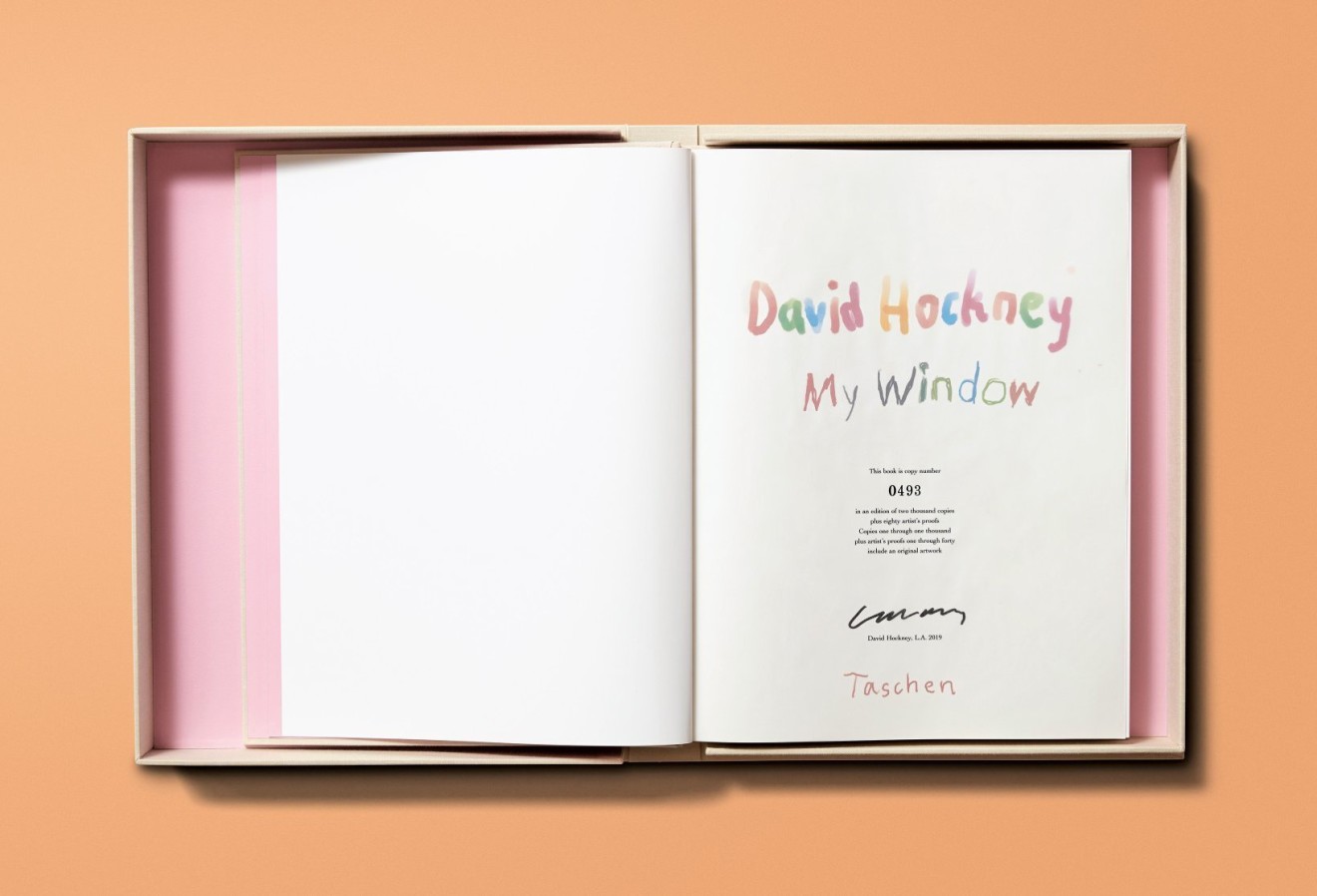 David Hockney, David Hockney. My Window, 2019