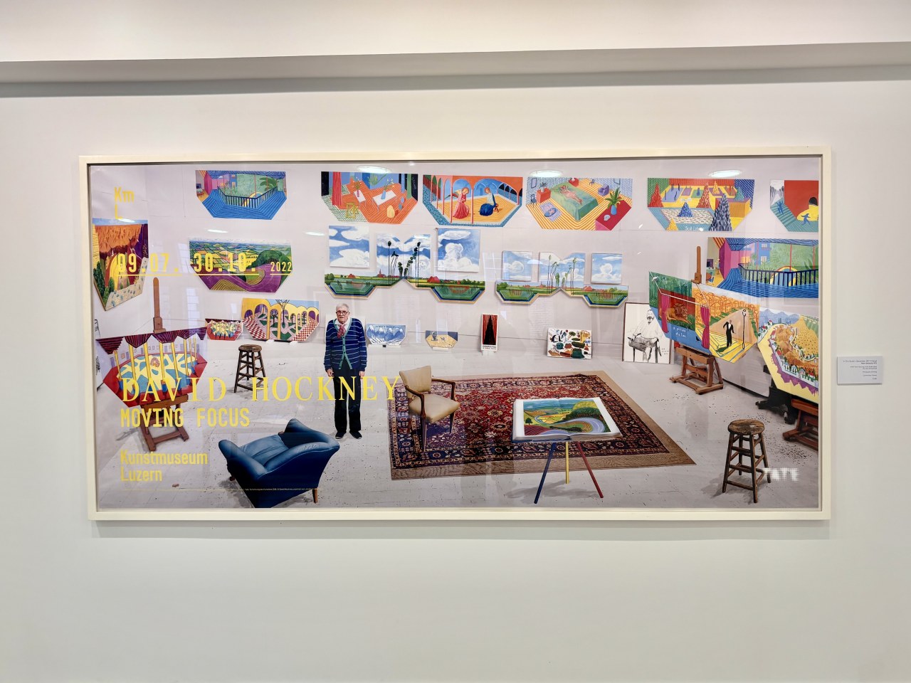 David Hockney, In the Studio, December 2017 - Detail , 2017