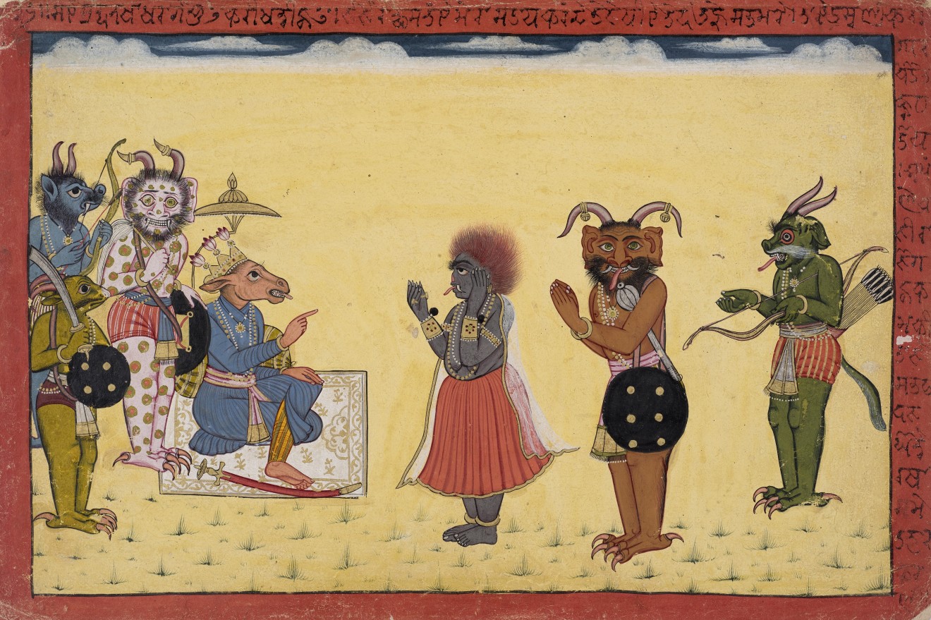 Surphanaka complains to Khara