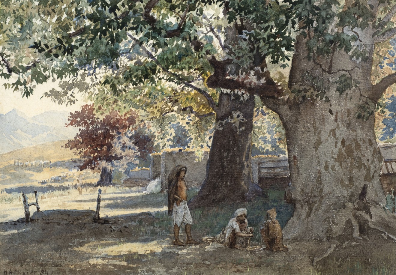 39. Herbert Arnould Olivier R.I. (1861 - 1952), Untitled (View of Kashmir) , 1884