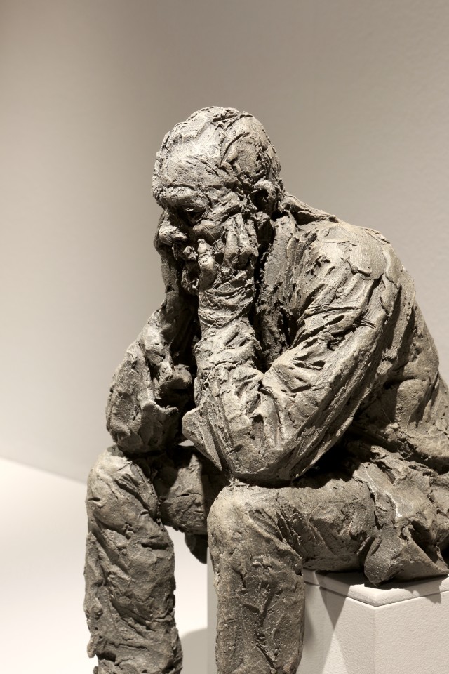 Seated Man Maquette 2 (from a set of 3), 2016
