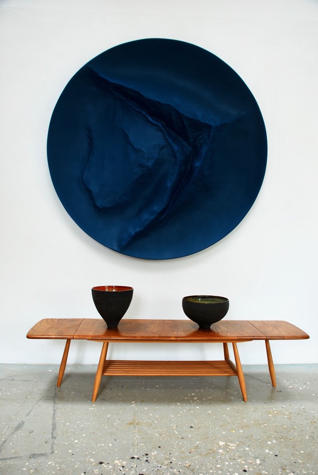 From A Mountain Stream (Ocean Blue), 2019