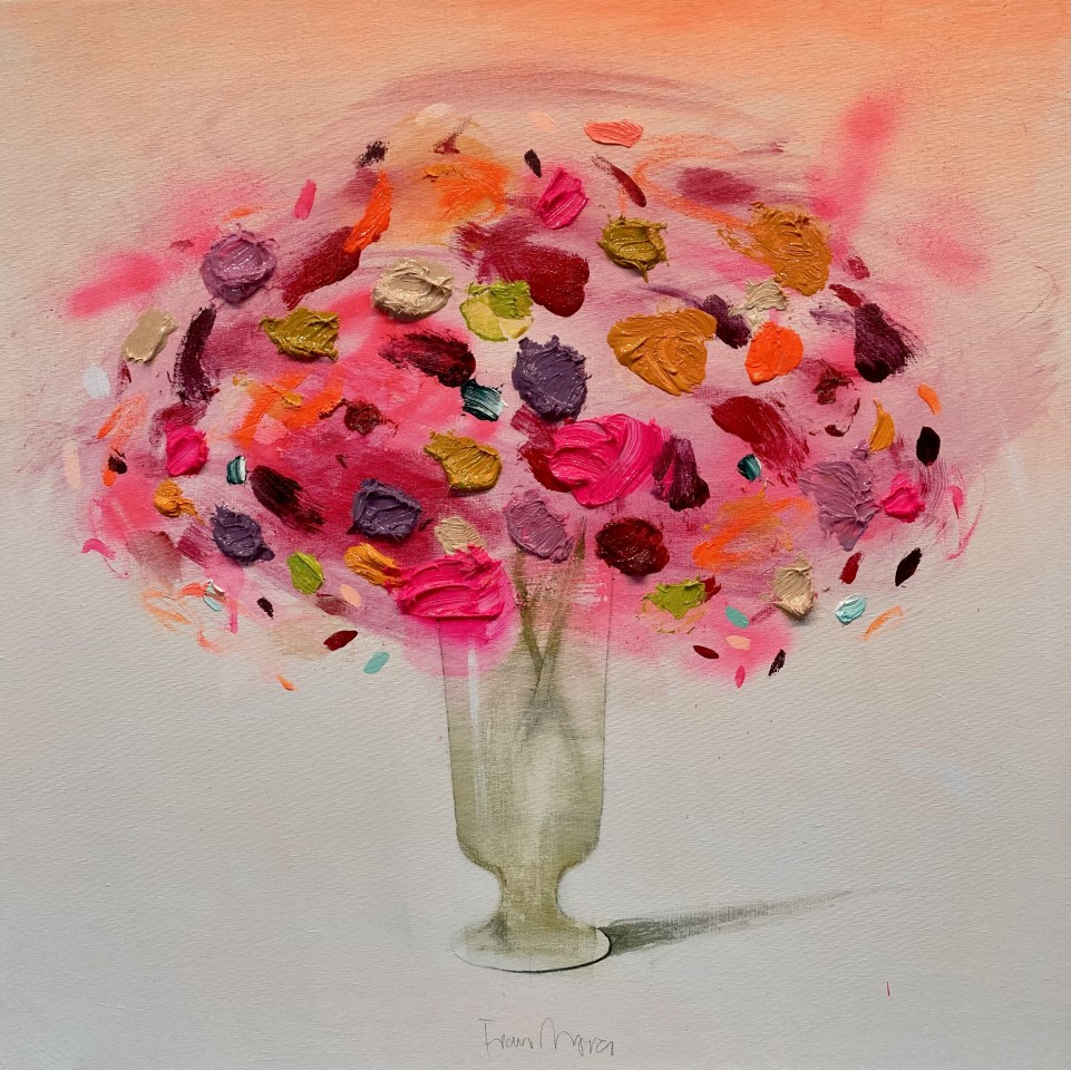Fran Mora, Small Pink Flowers , 2021