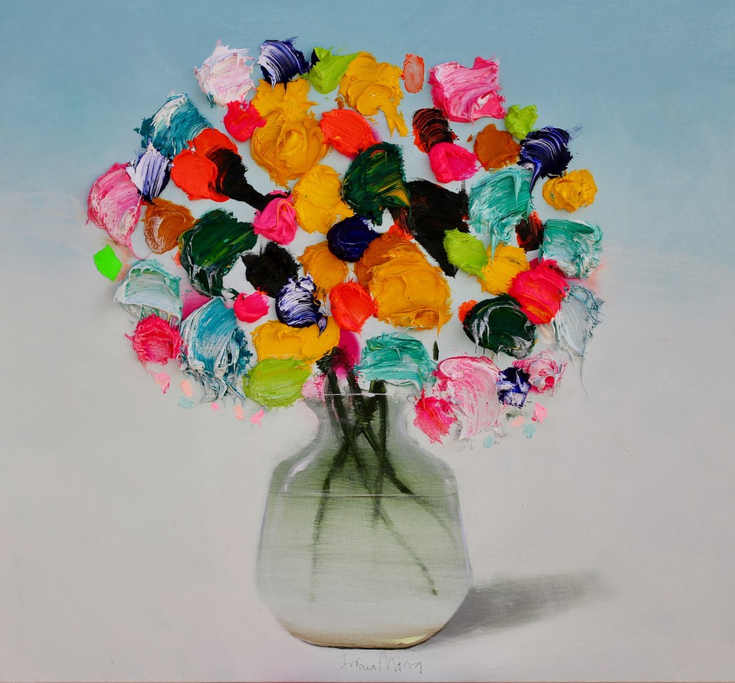 Fran Mora, Vibrant Flowers No.2, 2019