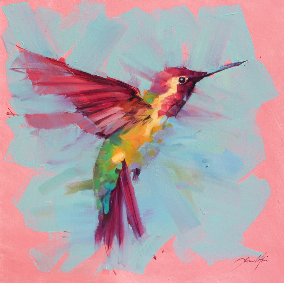 Jamel Akib, Hummingbird - Pink No.3, 2020