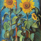 Sunflowers by Fritz Brandtner