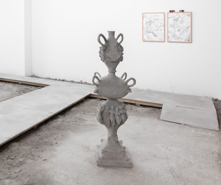 Valentin Vie Binet, Three-Headed Ornamented Jar, 2020