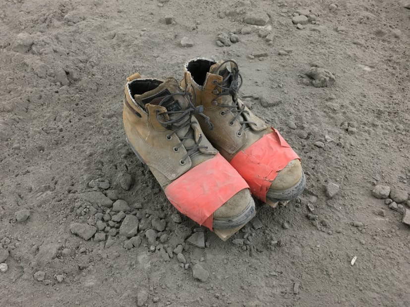 Yoel Pytowski, Grises: Anti-footprint boots, 2018