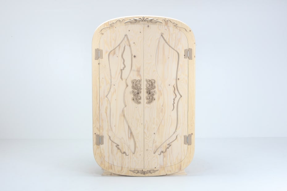 Schimmel & Schweikle, Wood-blend cabinet, 2020