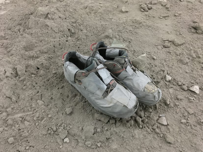 Yoel Pytowski, Jaunes: Anti-footprint boots , 2016