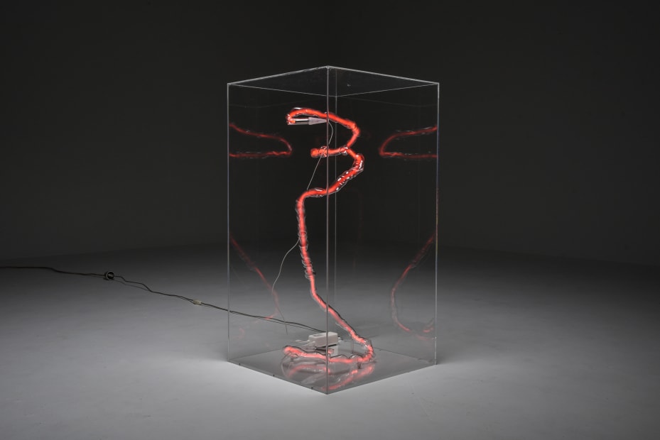 Marria Pratts, Sculpture 2. Neon RED, 2021