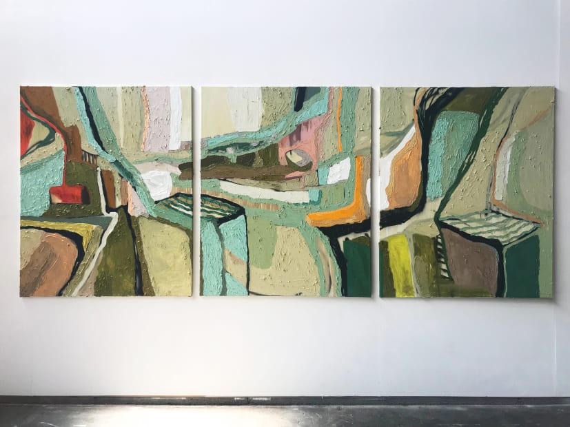 Natacha Mankowski, Terranova 20 - Triptych, 2019
