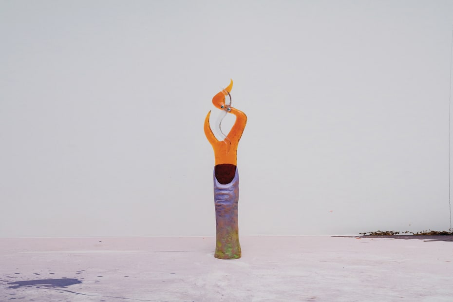 Stef Van Looveren, Nail - orange flame, 2019