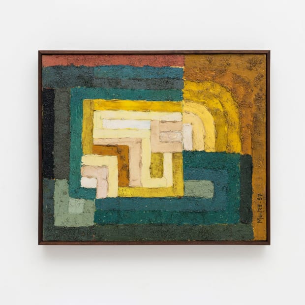 Montez Magno, Abstração Geométrica, 1957