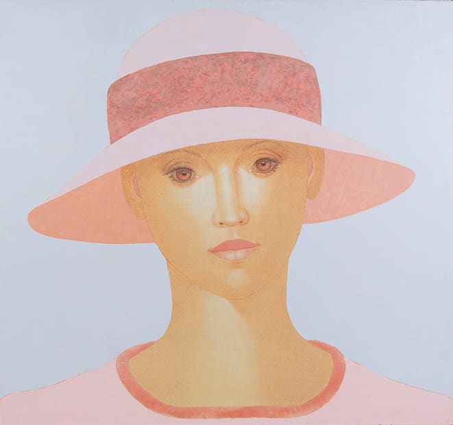 HEINZ RABBOW, WOMAN WITH BEAUTIFUL HATBAND