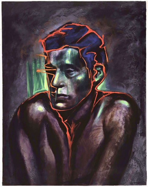 Johnny (Weismuller), original painting 1996