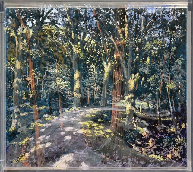 Road Through Oaks, Evening Under Afternoon, 2020