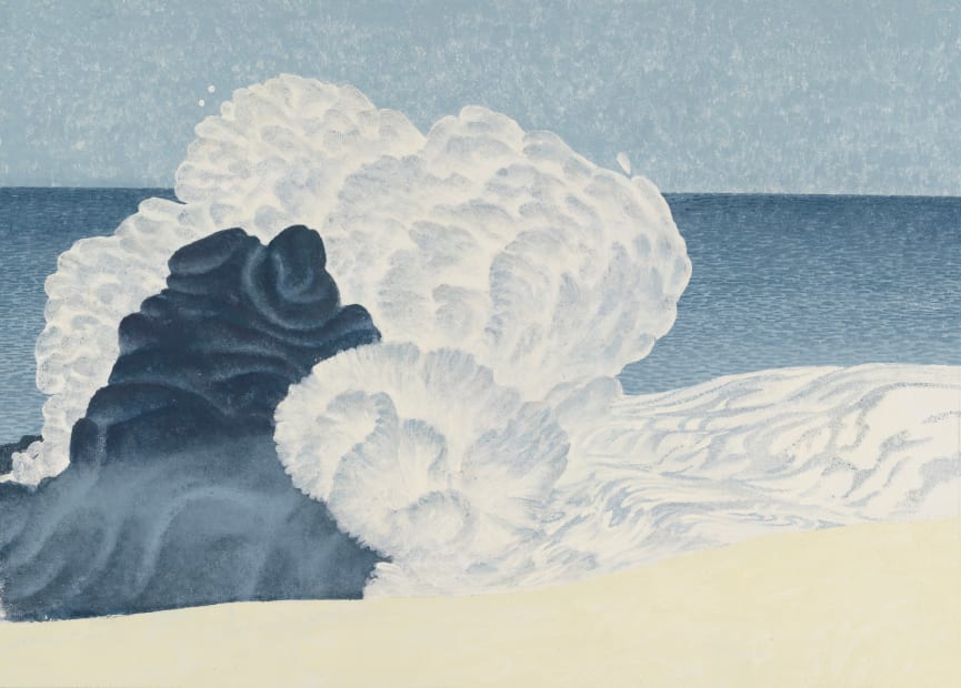 Meghdad Lorpour, A Sideview of Waves, 2024