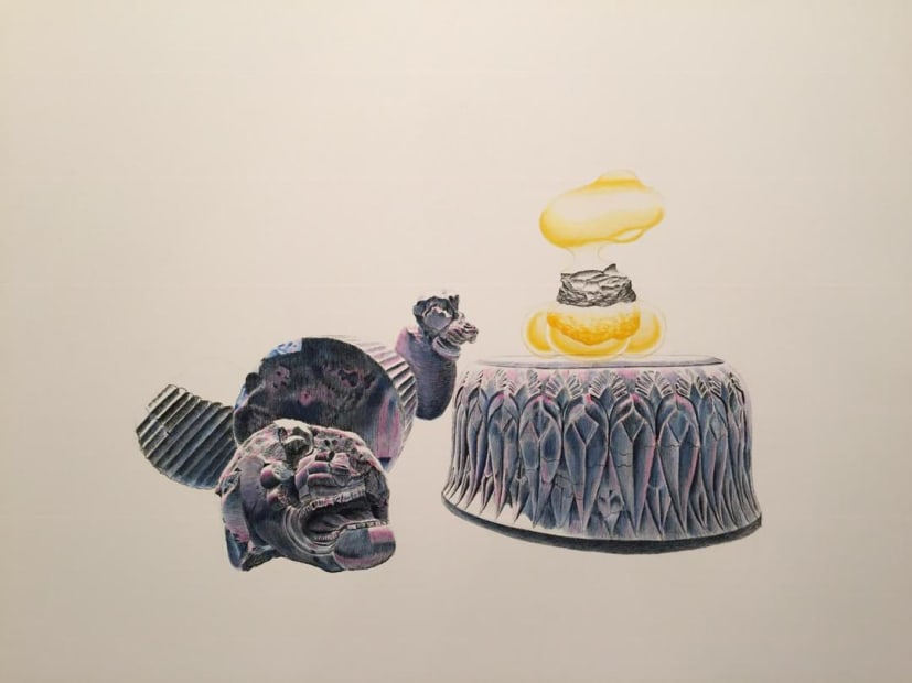 Nima Zaare Nahandi, Study for "Nucleus Accumbens", 2021
