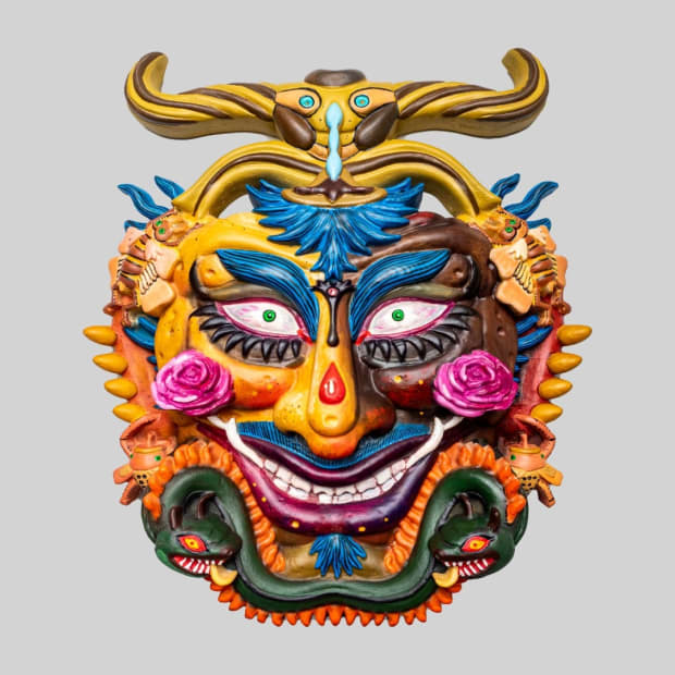 Ali Akbar Sadeghi, Mask No.1, 2022