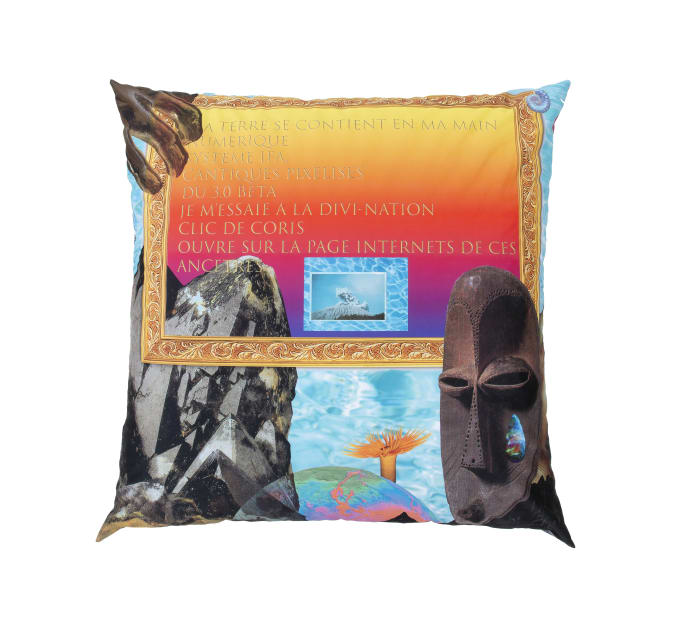 Josefa Ntjam, Coussin sous la mangrove I, 2019
