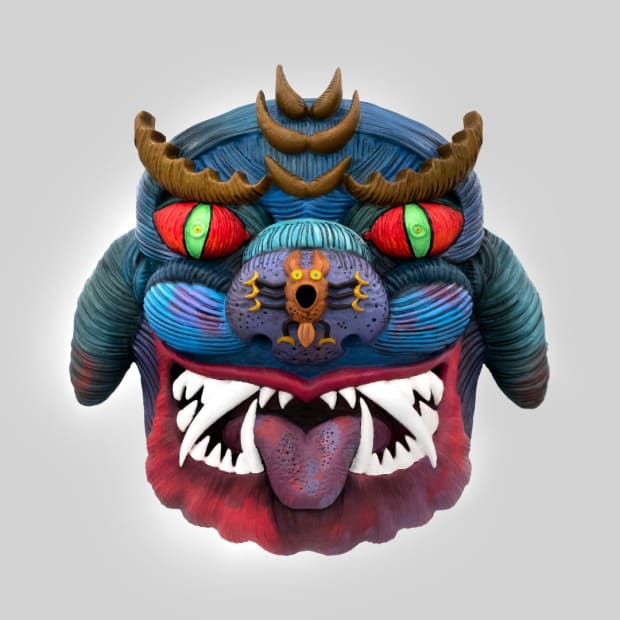 Ali Akbar Sadeghi, Mask No.3, 2022