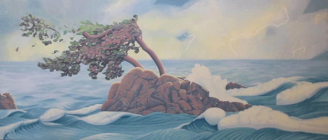 Meghdad Lorpour, The Gripping Claws of Waves from " Nashi Wind" Series, 2024