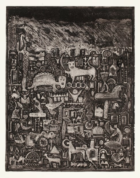 Gouider Triki, Untitled, Engraved in 1978 and printed in 2015