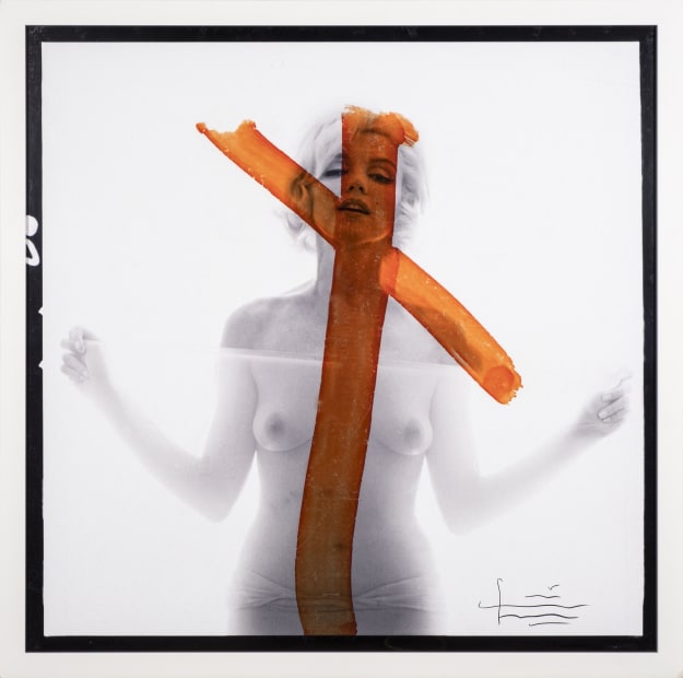 Bert Stern, Marilyn Monroe behind a crucifix, from The Last Sitting for Vogue, 1962