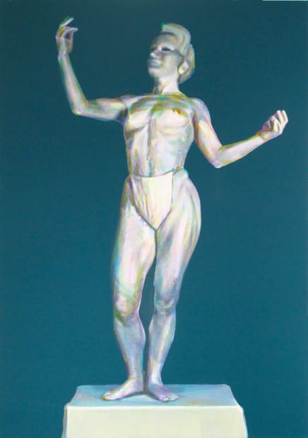 Nina CHILDRESS Statue vivante Peinture 162 x 114 cm
