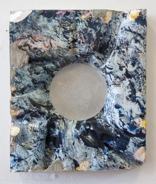 Letha WILSON Rock Hole Punch (Silver Lava) Photographie 33 x 28 x 2,2 cm 13 x 11 x 1 3/4 inches