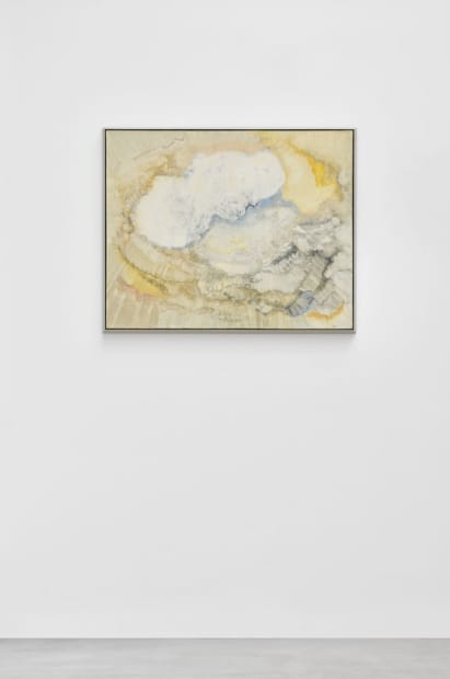 Daniel POMMEREULLE Nuage n°1 Peinture 84 x 103,5 cm