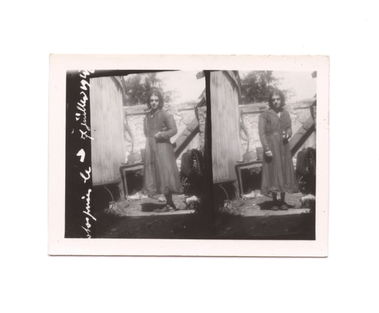 Marcel BASCOULARD Double pose Photographie Dim. papier: 6,5 x 9 cm, 6,5 x 9 cm