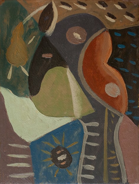 Composición (double-sided composition), 1941-45