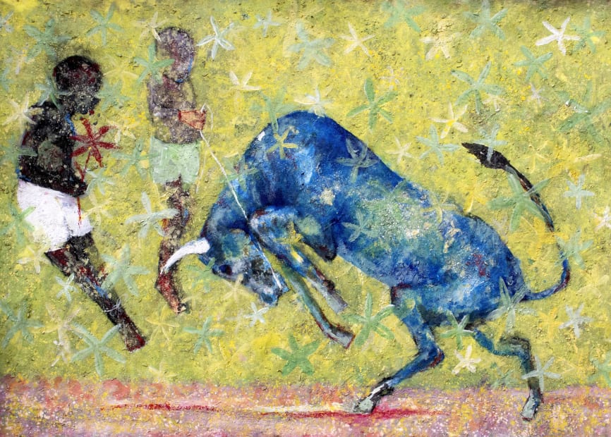 Alhassane Konté (Lass), Le taureau bleu, 2021