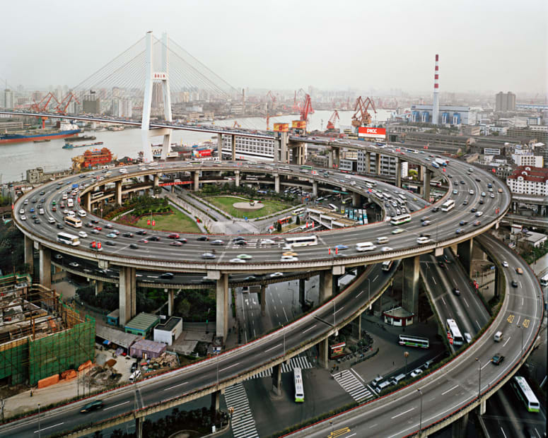 Nanpu Bridge Interchange, Shanghai, China, 2004