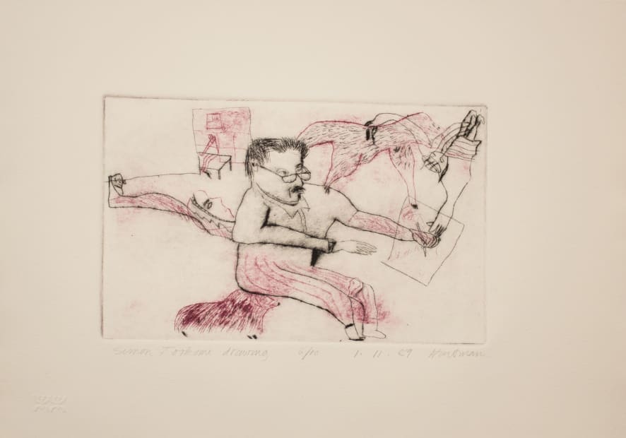 Simon Tookoome Drawing, 1989