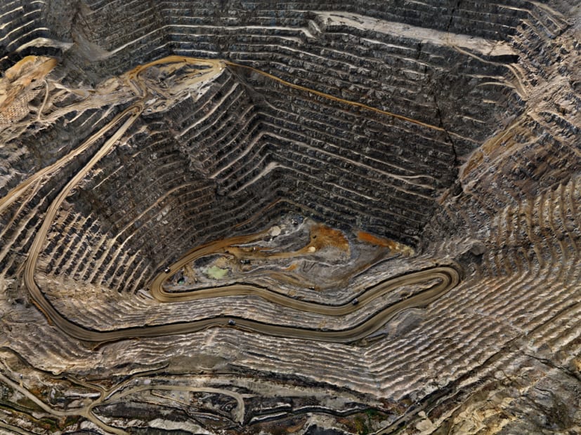 Highland Valley #8, Teck Cominco, Open Pit Copper Mine, Logan Lake, British Columbia, Canada, 2008