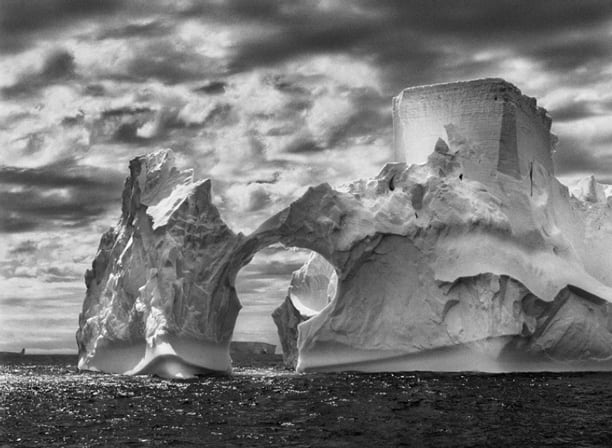 Iceberg Castle between Paulet Islands and the South Shetland Islands on the Weddell Sea, 2005