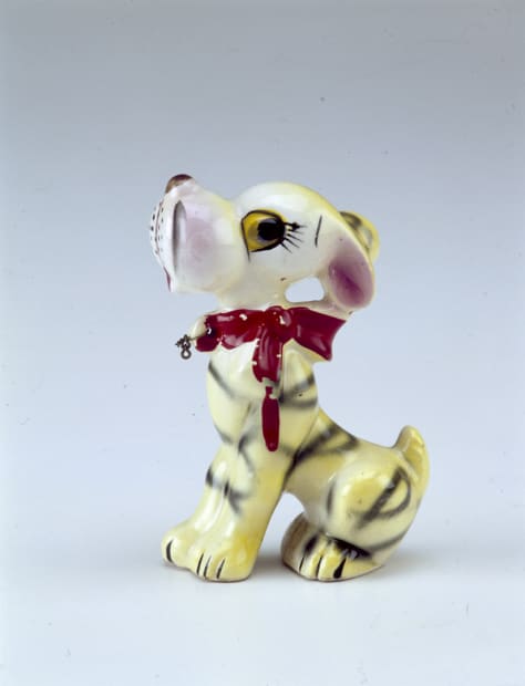 Dust Collections and other Tchotchke: Ceramic Dog, 1995