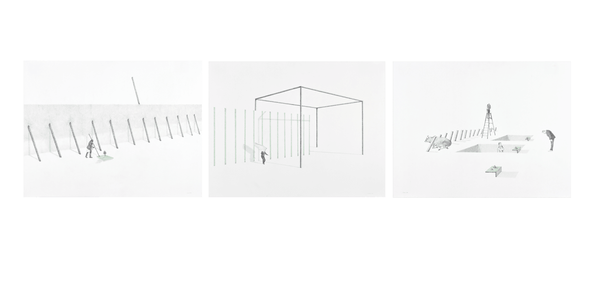Boussoles, Éclat, Échappées (Triptych), 2020