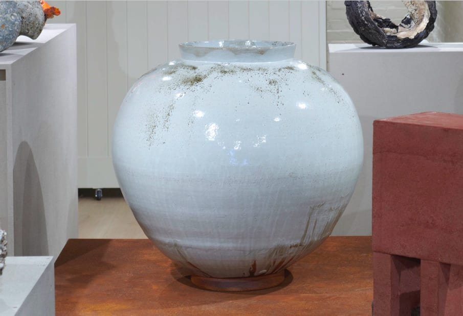 Adam Buick, Large Tectonic Moon Jar, 2020