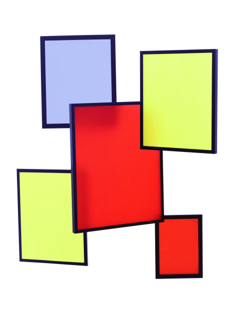 Red, Yellow and Blue Framed, 2009