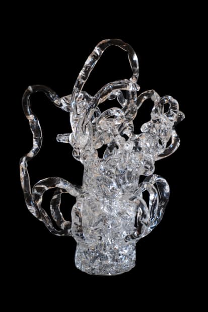 Crystal Basket with Tall Handles, 2011