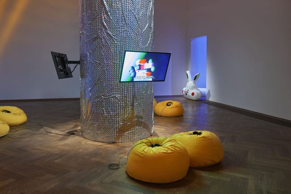 Installation view, Golden Shower, Kunsthalle Basel, 2019