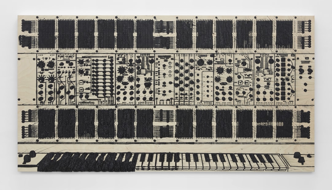 Pleated Ink (Music Synthesizer: ARP 2500, 1970), 2020