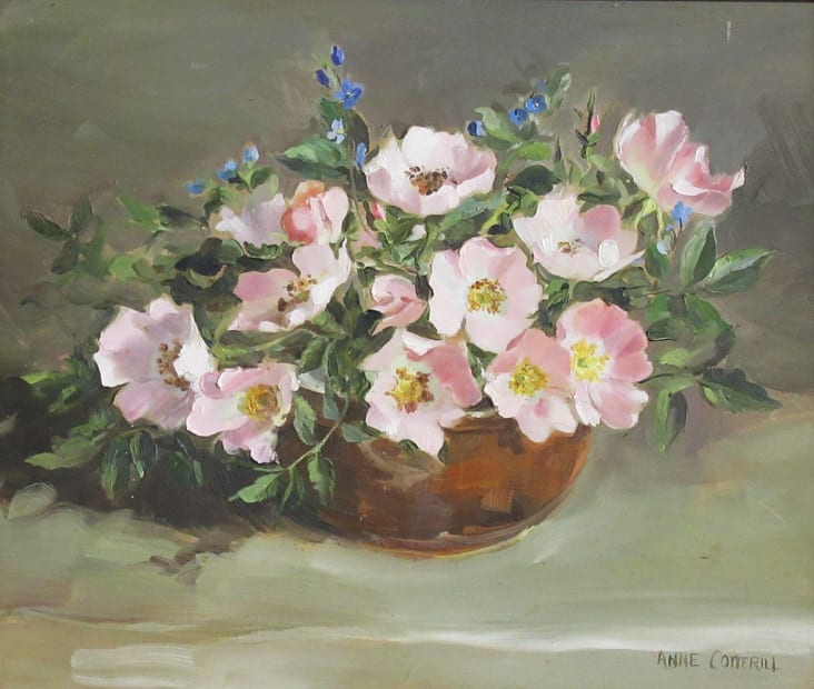 Anne Cotterill, Pink Wild Roses, 1979
