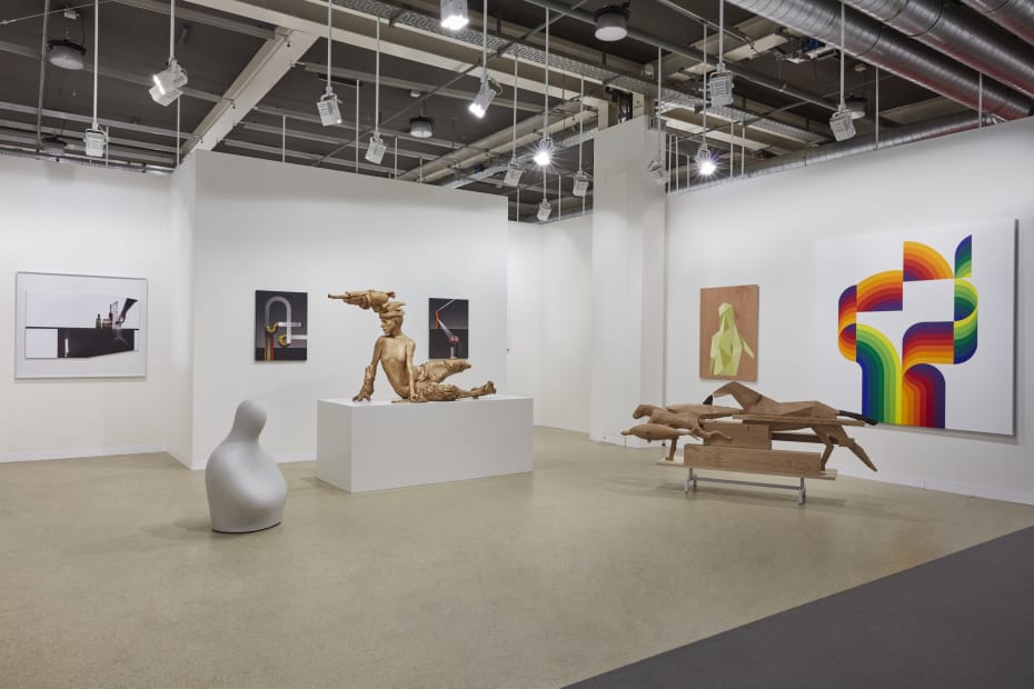 Installation view, Art Basel, Basel, Switzerland, 2023